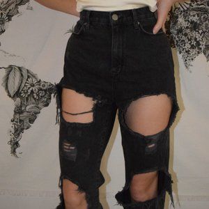 Boyfriend Style Ripped Jeans